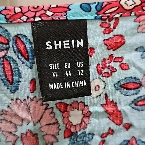 Shein Bohemian Whimsical Earthy Hippie Tassels Gypsy Blouse Size XL - Picture 2 of 7